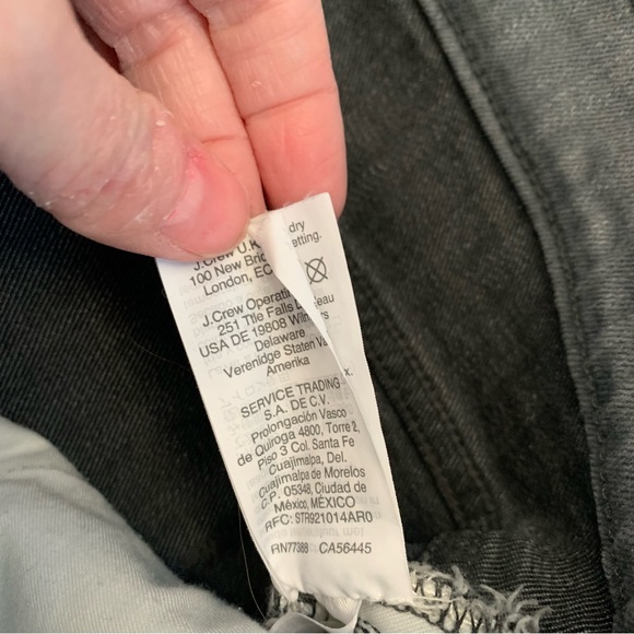 J Crew Factory High Rise Skinny Jean in Ash Grey Wash Size 29 1552 - Picture 5 of 11